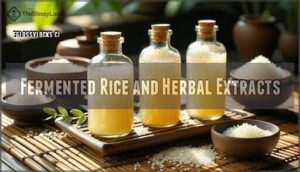 fermented rice and herbal extracts
