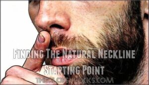 finding the natural neckline starting point