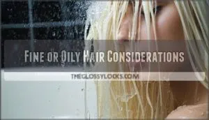 fine or oily hair considerations
