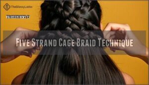 five strand cage braid technique