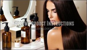 follow product instructions