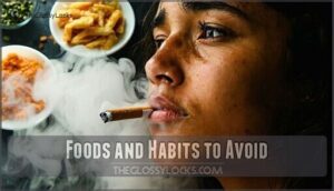 foods and habits to avoid