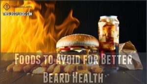 foods to avoid for better beard health