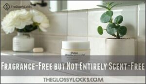 fragrance-free but not entirely scent-free