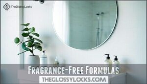fragrance-free formulas