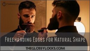 freehanding edges for natural shape
