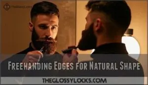 freehanding edges for natural shape