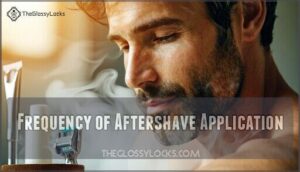 frequency of aftershave application