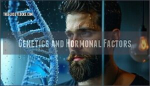 genetics and hormonal factors