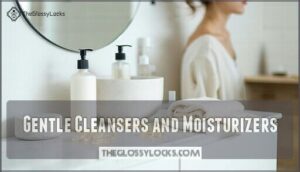 gentle cleansers and moisturizers