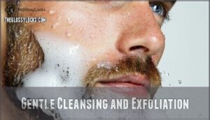 gentle cleansing and exfoliation
