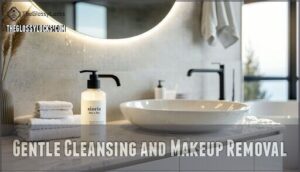 gentle cleansing and makeup removal