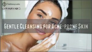 gentle cleansing for acne-prone skin