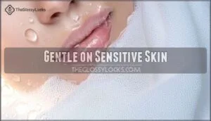 gentle on sensitive skin