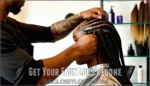 get your faux locs redone