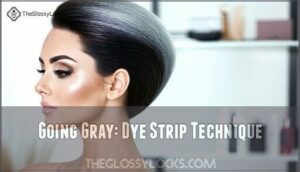going gray: dye strip technique