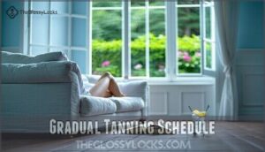gradual tanning schedule