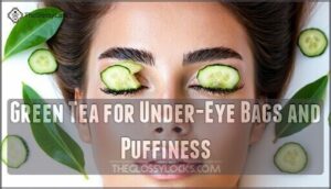 green tea for under-eye bags and puffiness