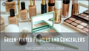 green-tinted primers and concealers