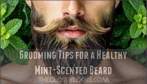 grooming tips for a healthy mint-scented beard