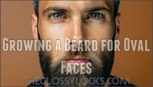 growing a beard for oval faces