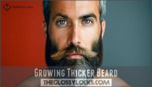 growing thicker beard