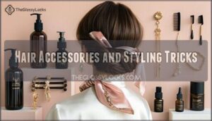 hair accessories and styling tricks