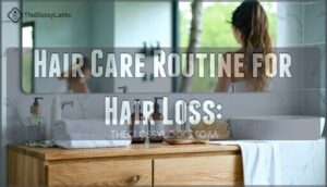 hair care routine for hair loss
