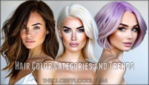 hair color categories and trends