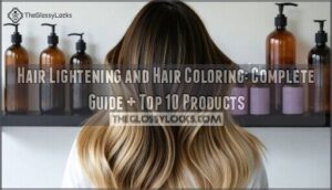 hair lightening and hair coloring