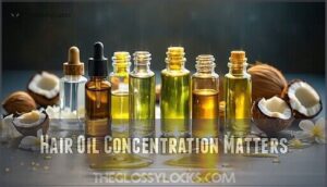 hair oil concentration matters