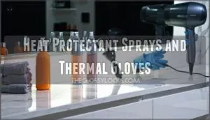 heat protectant sprays and thermal gloves