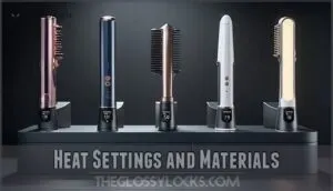 heat settings and materials