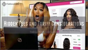 hidden fees and tariff considerations