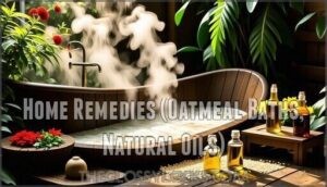 home remedies (oatmeal baths, natural oils)