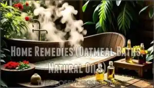 home remedies (oatmeal baths, natural oils)