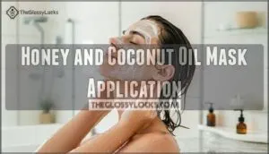honey and coconut oil mask application honey and coconut oil mask application