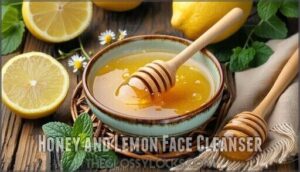 honey and lemon face cleanser