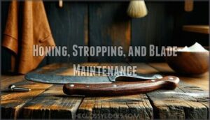 honing, stropping, and blade maintenance