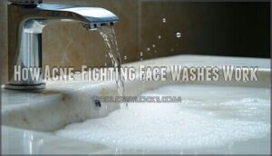 how acne-fighting face washes work