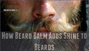how beard balm adds shine to beards