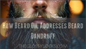 how beard oil addresses beard dandruff