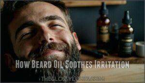 how beard oil soothes irritation