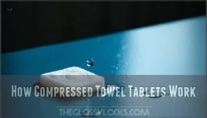 how compressed towel tablets work