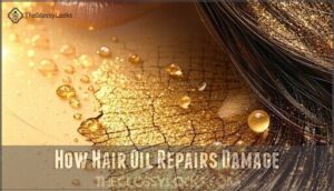 how hair oil repairs damage