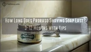 how long does proraso shaving soap last