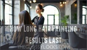 how long hair painting results last
