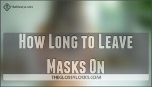 how long to leave masks on