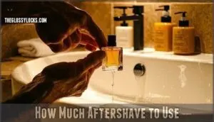 how much aftershave to use