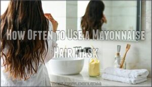 how often to use a mayonnaise hair mask